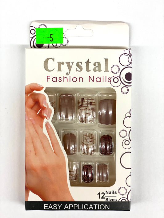  Crystal Fashion Nails - D5