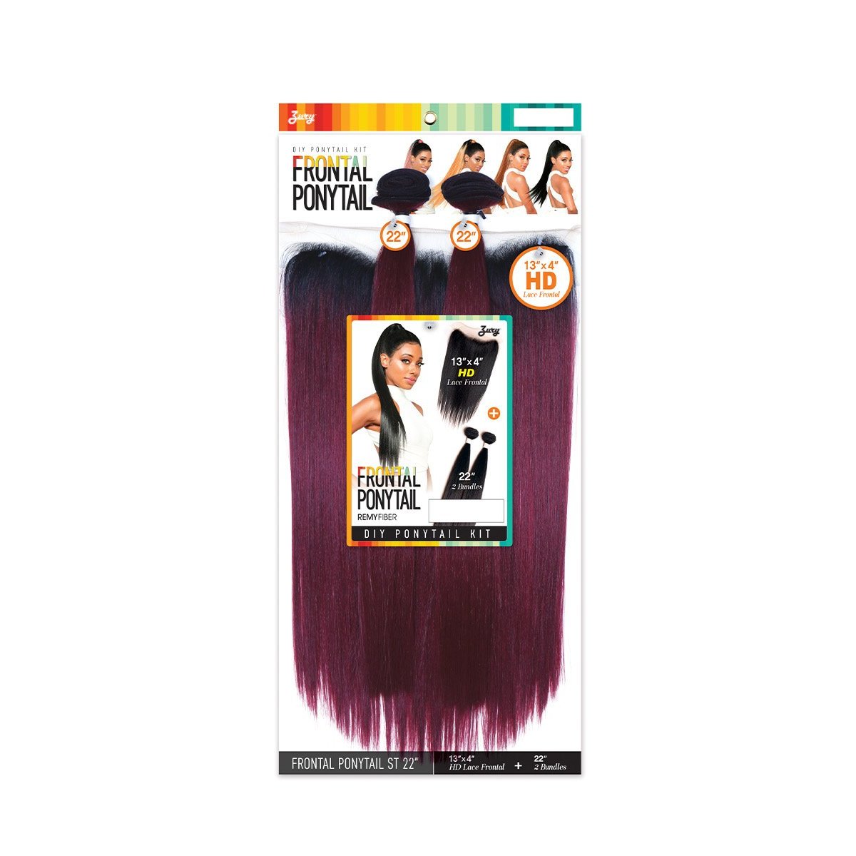  DIY Frontal PonyTail 22" By Zury