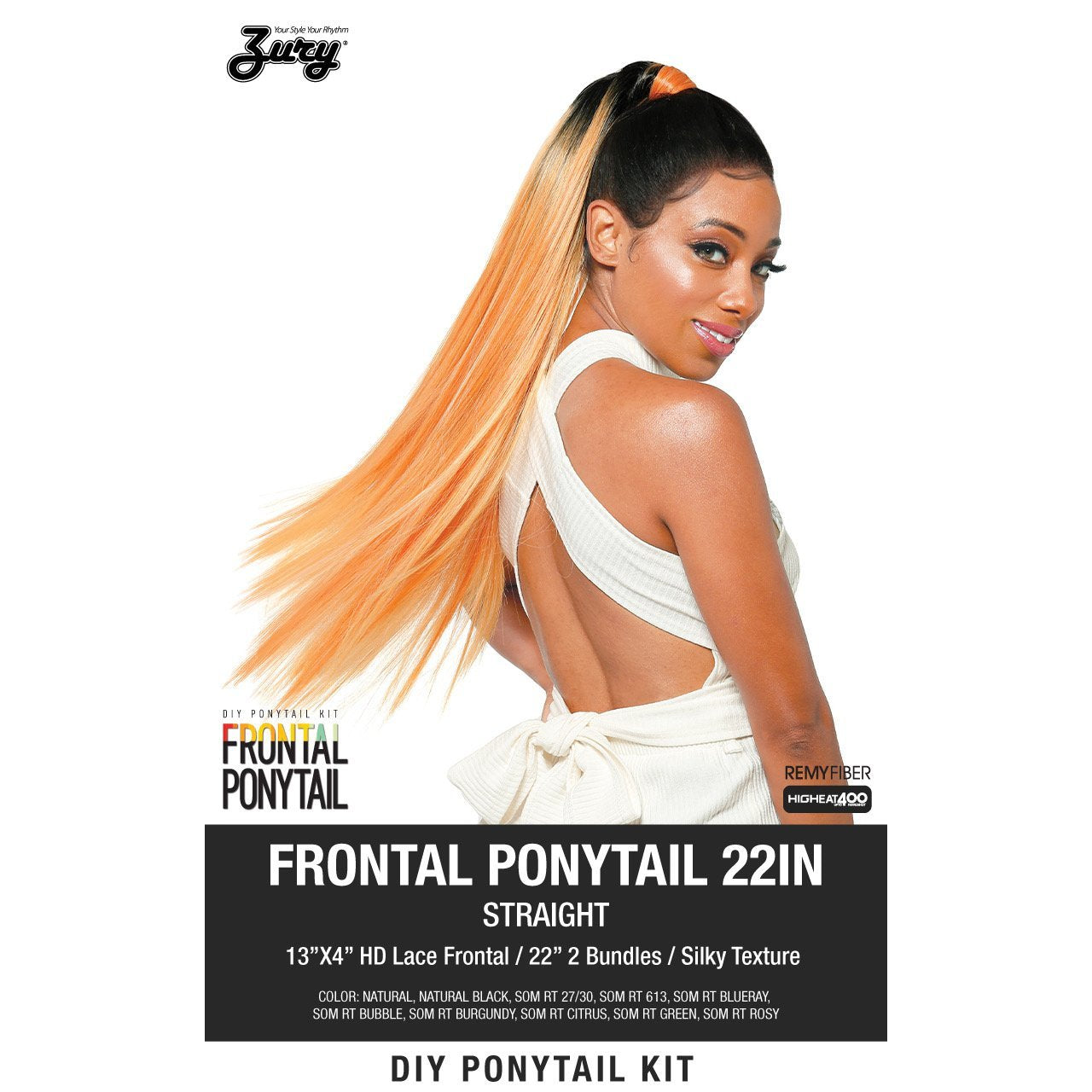  DIY Frontal PonyTail 22" By Zury