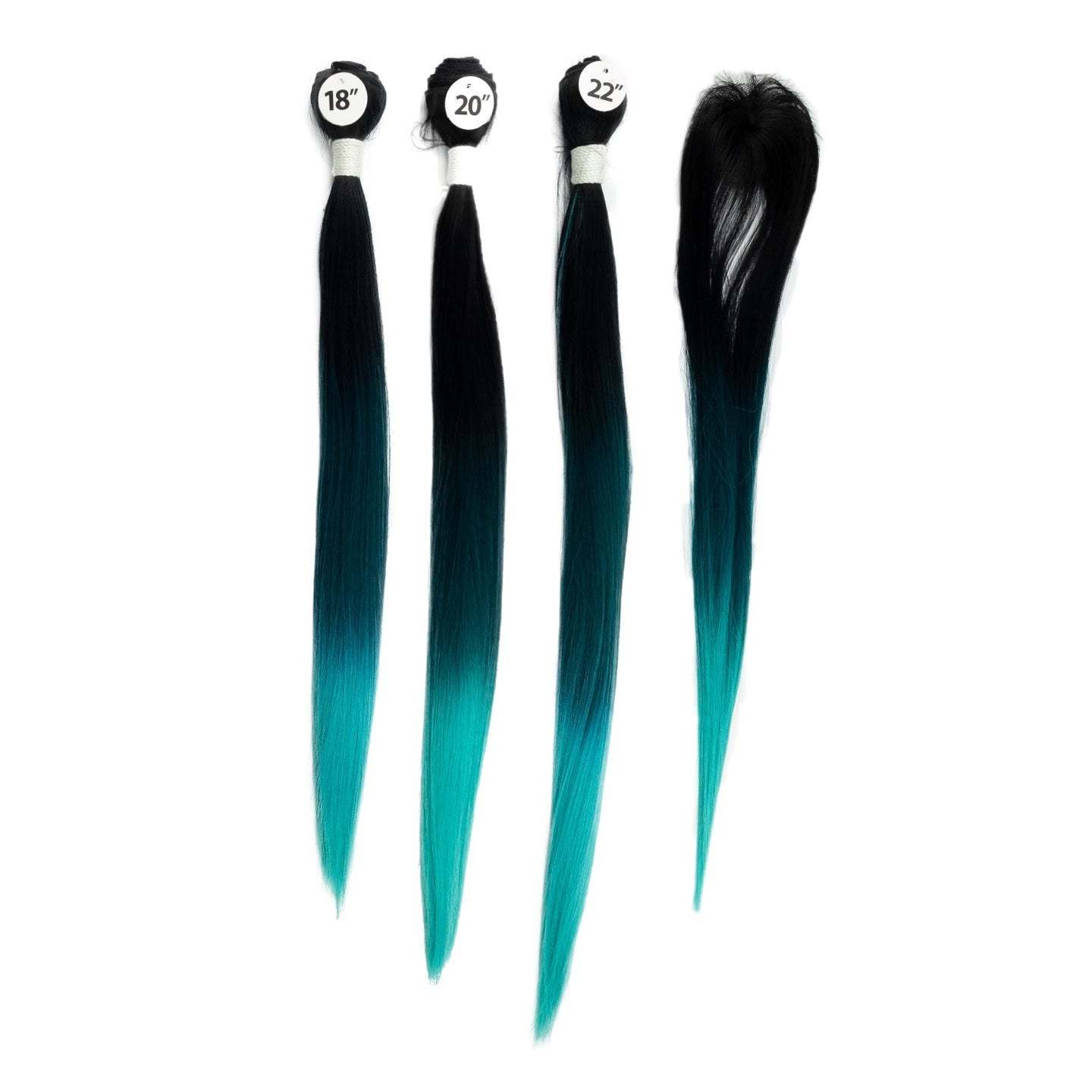  Brazilian Straight Multi-Pack W/ Closure 18"/20"/22" By NYQ