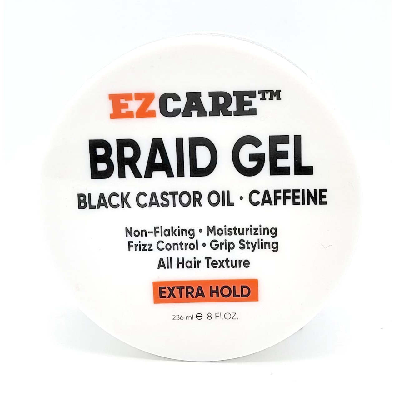  EZCARE Braid Gel Black Castor Oil & Caffeine