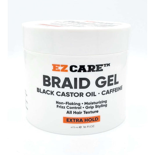  EZCARE Braid Gel Black Castor Oil & Caffeine
