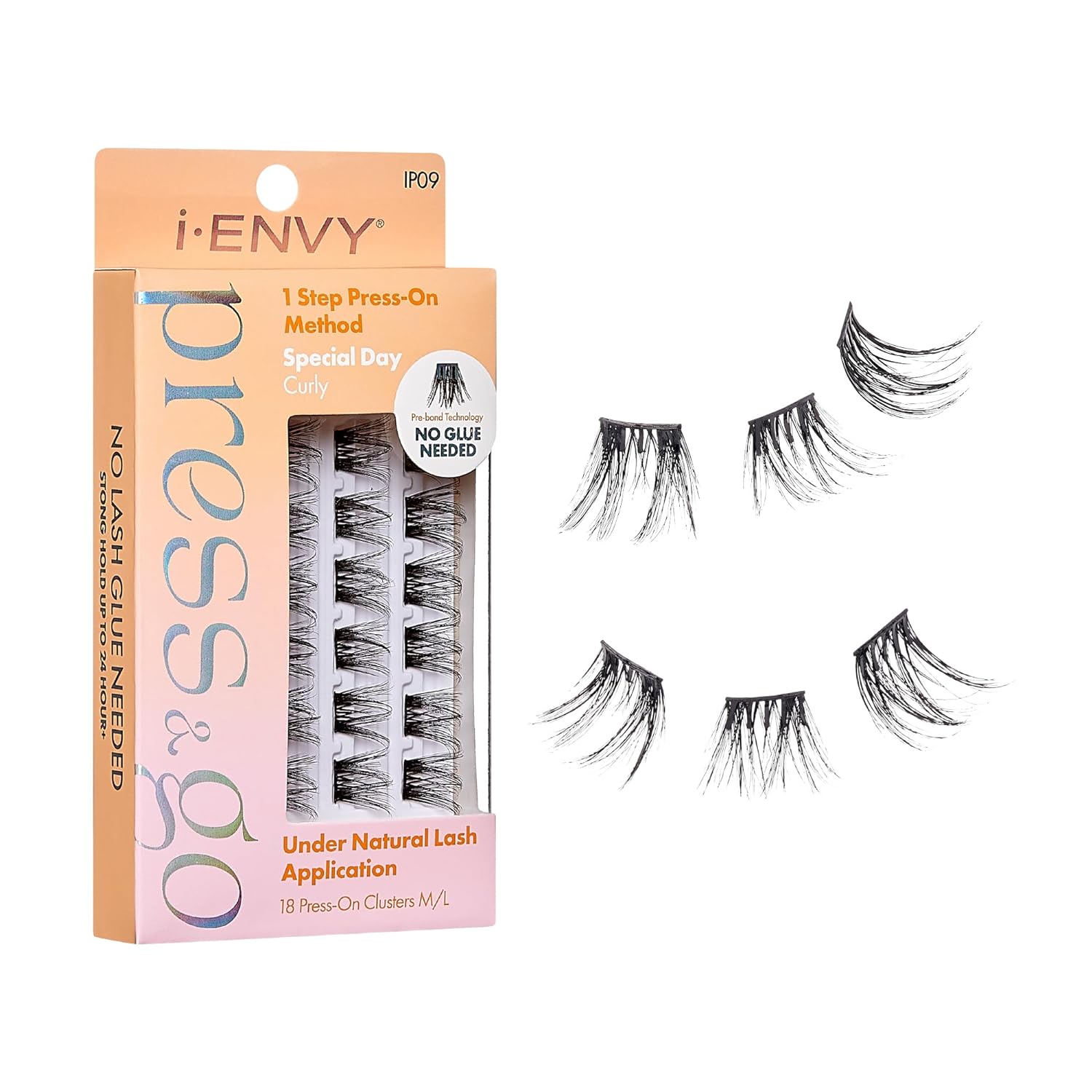  I-ENVY Press&Go Self Adhesive Eyelashes #IP09