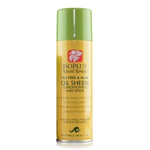  Isoplus Natural Remedy Sheen Tea Tree & Aloe Conditioning Hair Spray 7oz