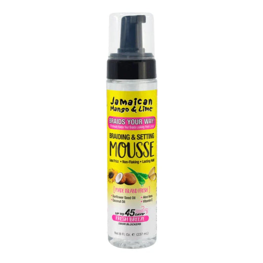  JAMAICAN MANGO & LIME | Braids Your Way! Braiding & Setting Mousse 8oz