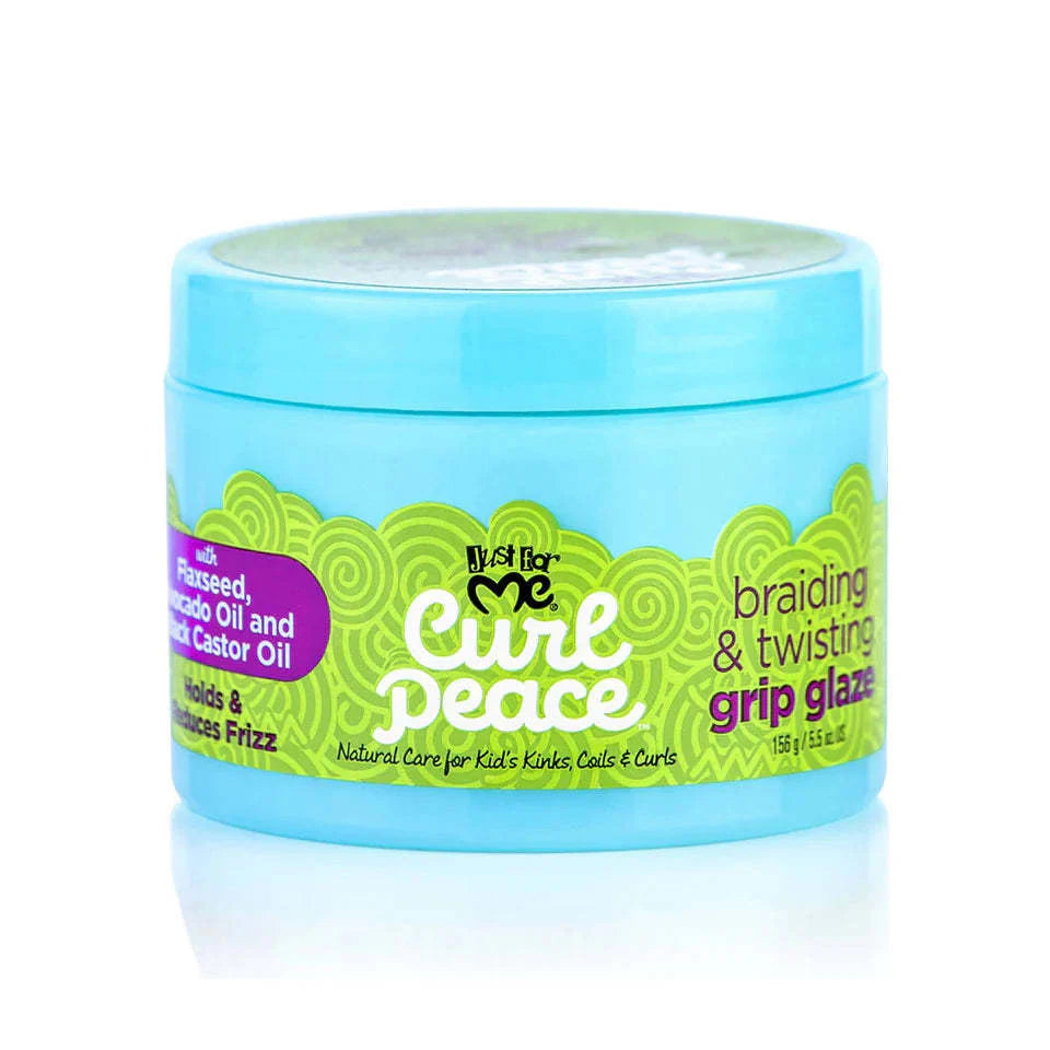  Just For Me Curl Peace Braiding & Twisting Grip Glaze 5.5 Oz
