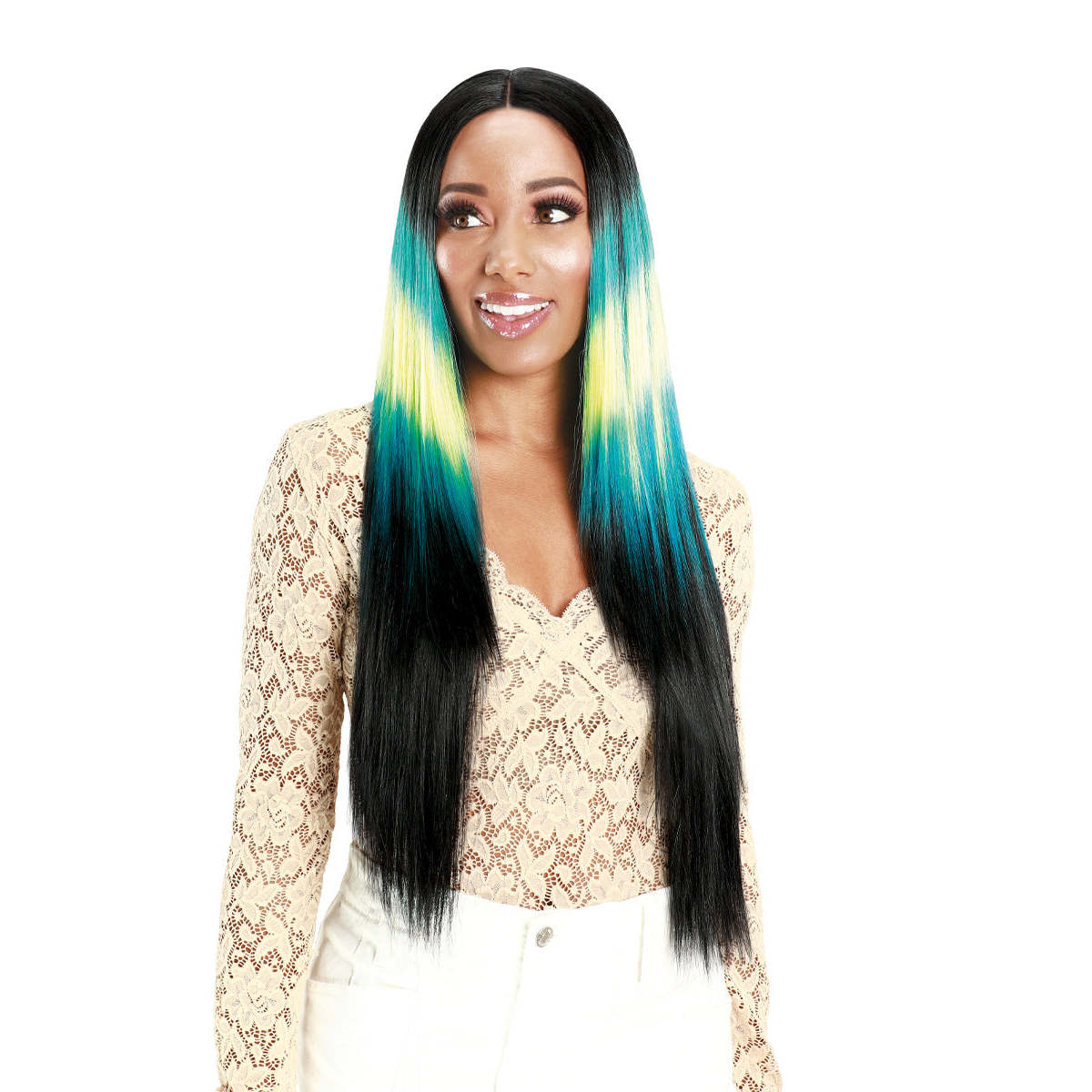  Zury Sis Layer Beam Colors Hair 4" HD Lace Front Wig LF-Sury