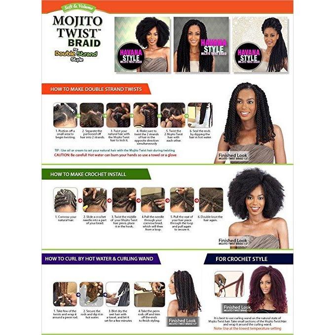  Model Model Cuban Twist Braid 16"