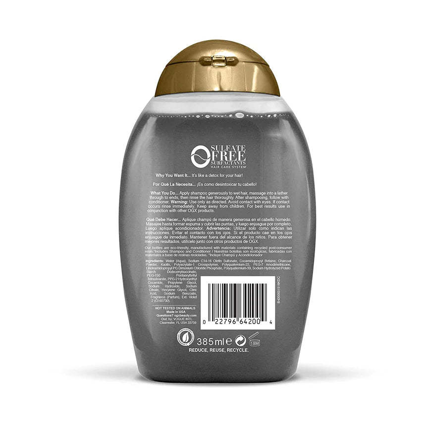  Ogx Charcoal Detox Shampoo 13 Oz.