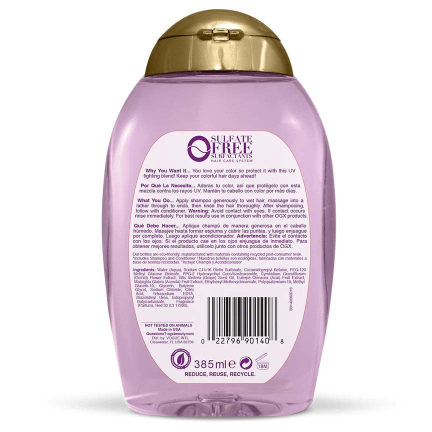  OGX Orchid Oil Fade Defying Shampoo, 13 Oz.