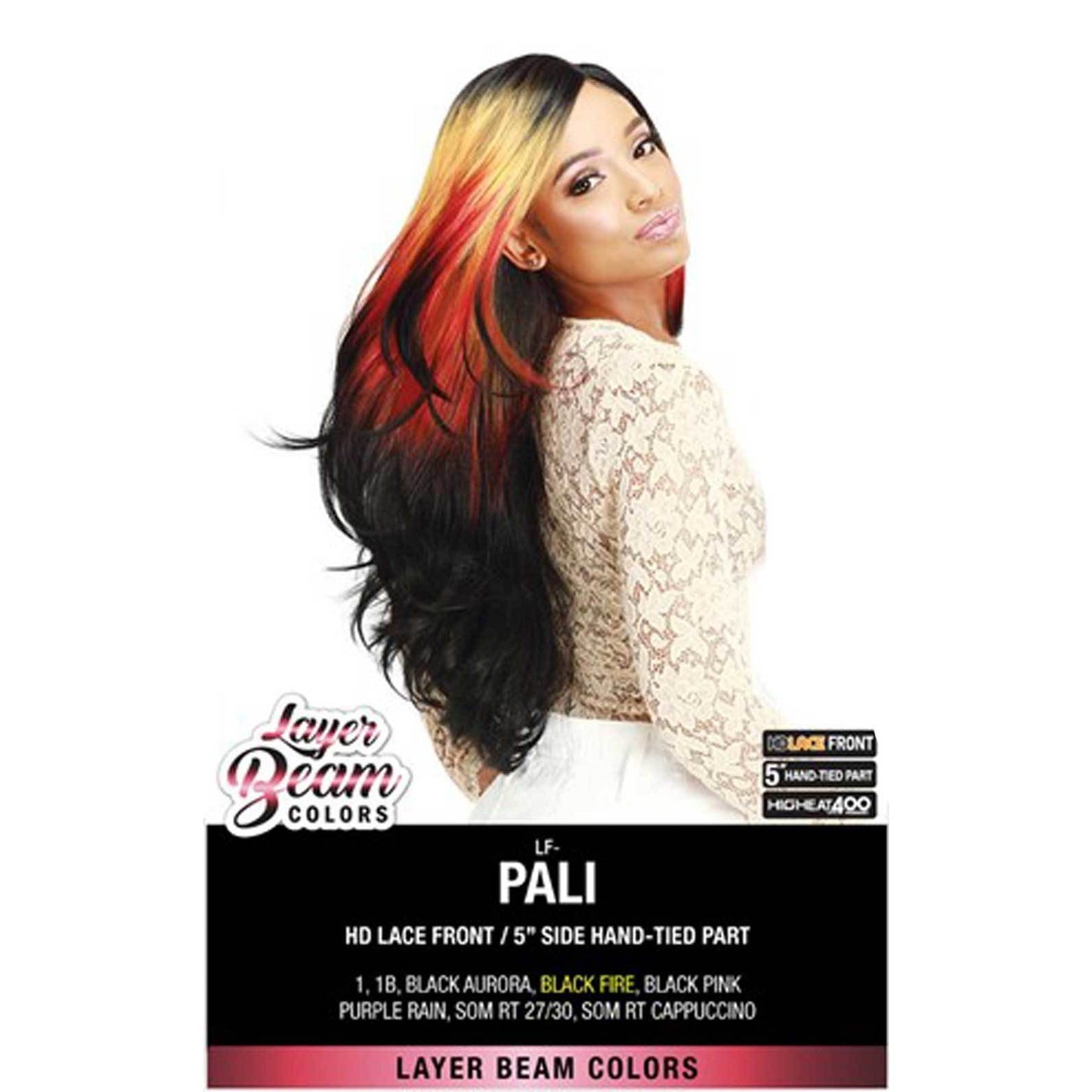  Zury Sis Layer Beam Colors Hair 5" HD Lace Front Wig LF-Pali