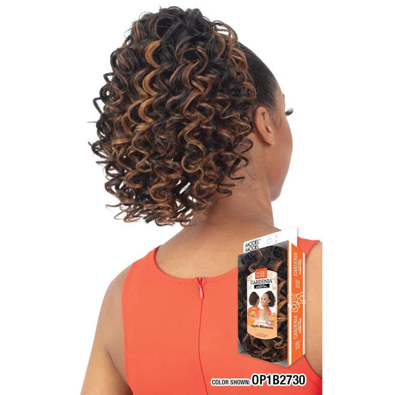  Model Model Gardenia Drawstring Ponytail - Apple Blossom
