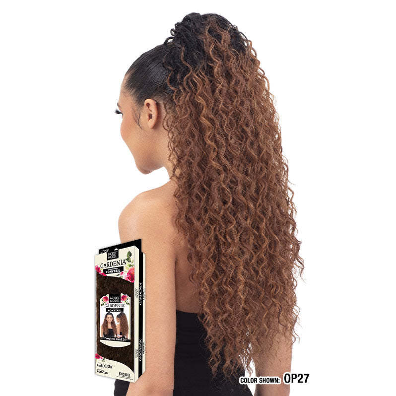  Model Model Gardenia Mastermix Drawstring Ponytail - Tropical Curl 26"