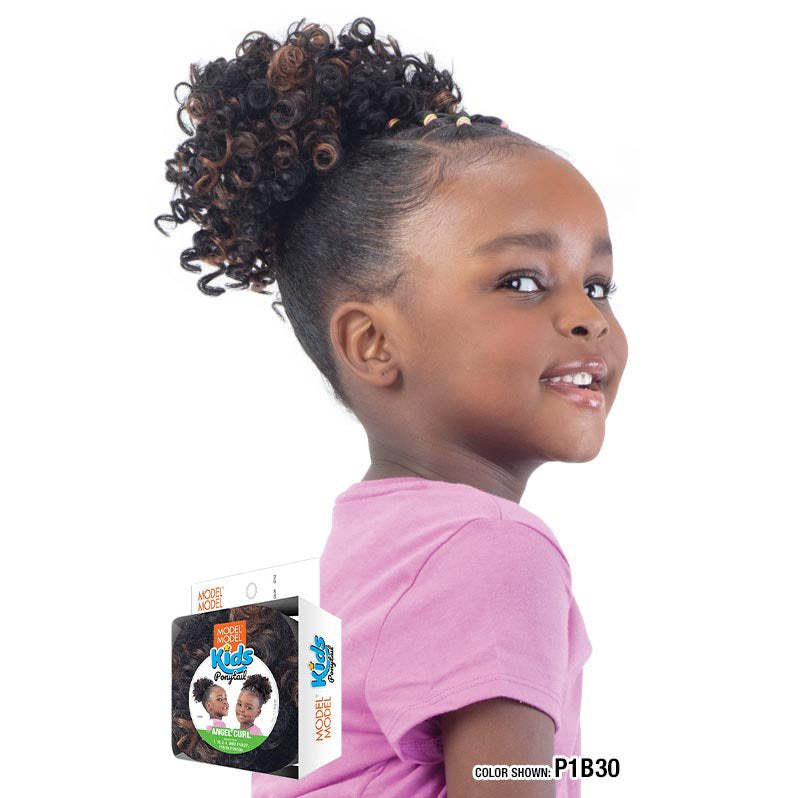  Model Model Kid's ANGEL CURL Drawstring Ponytail