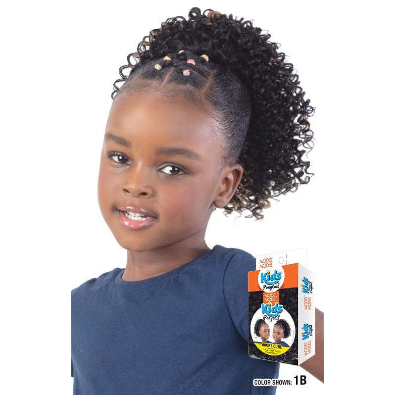  Model Model Kid's ADORE CURL Drawstring Ponytail