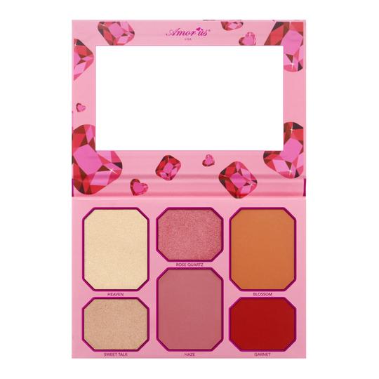  Pink Ruby - Blush & Highlighter Palette