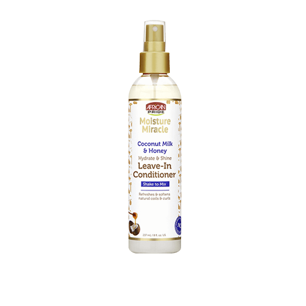  African Pride Moisture Miracle Coconut Milk & Honey Leave-In Conditioner 8oz