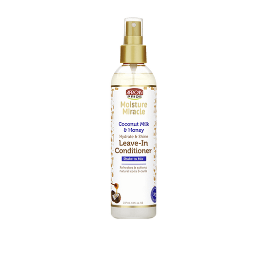  African Pride Moisture Miracle Coconut Milk & Honey Leave-In Conditioner 8oz