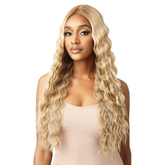  Outre Color Bomb Piano Highlights Hd Transparent Lace Wig - Keevah