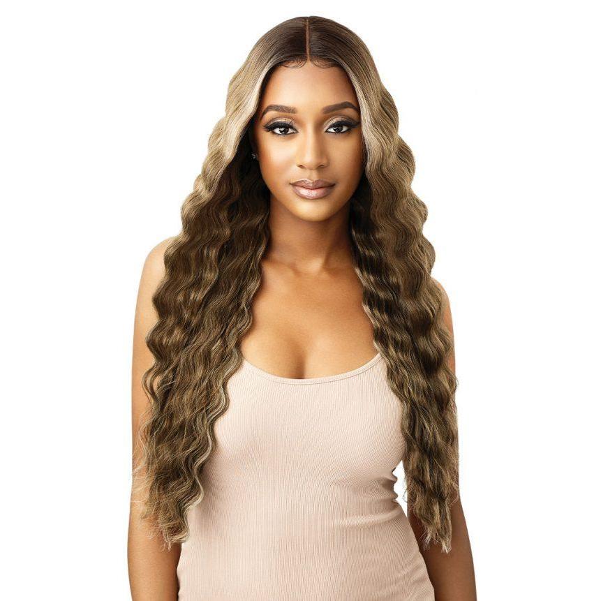  Outre Color Bomb Piano Highlights Hd Transparent Lace Wig - Keevah