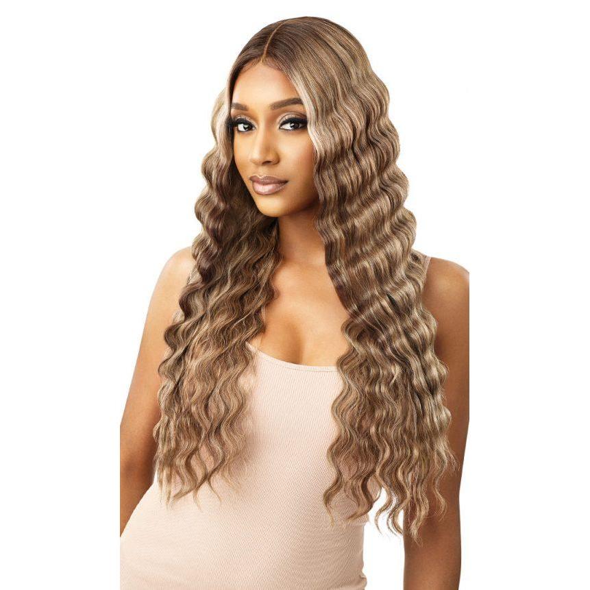  Outre Color Bomb Piano Highlights Hd Transparent Lace Wig - Keevah