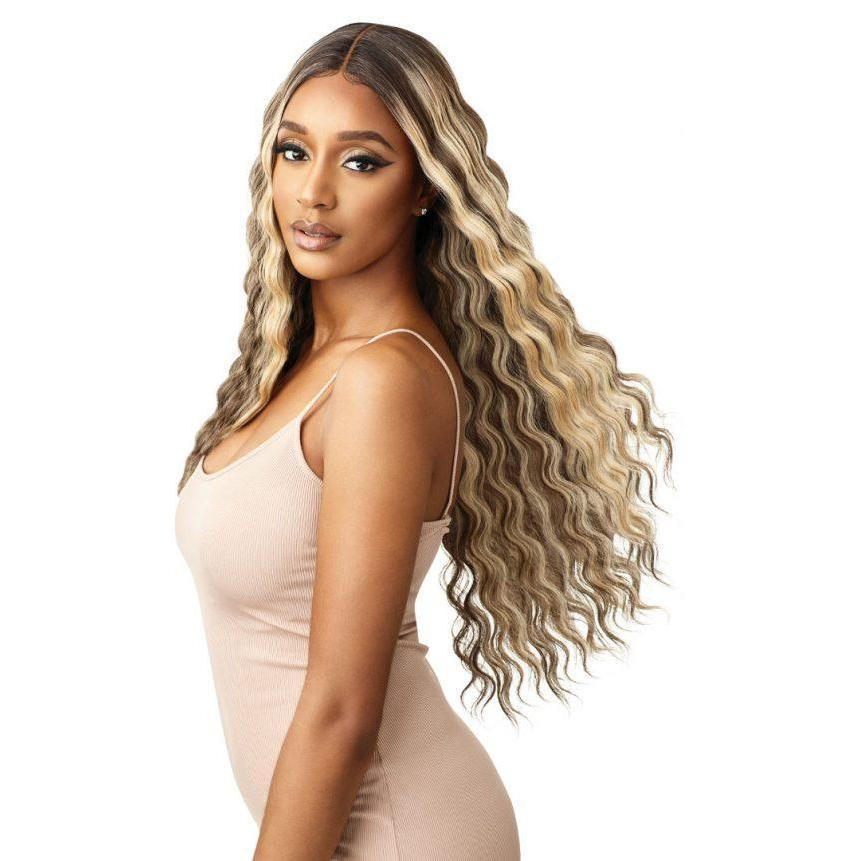  Outre Color Bomb Piano Highlights Hd Transparent Lace Wig - Keevah