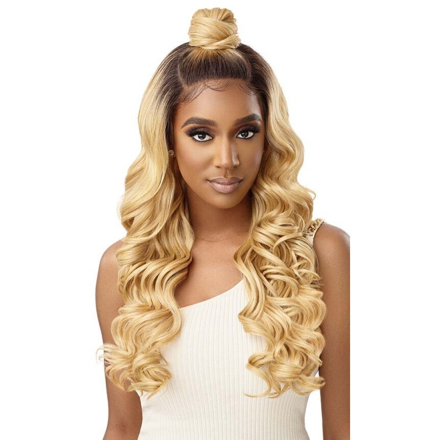  Outre Perfect Hairline 13" X 6" Fully Hand-Tied Synthetic HD Lace Frontal Wig - Everette