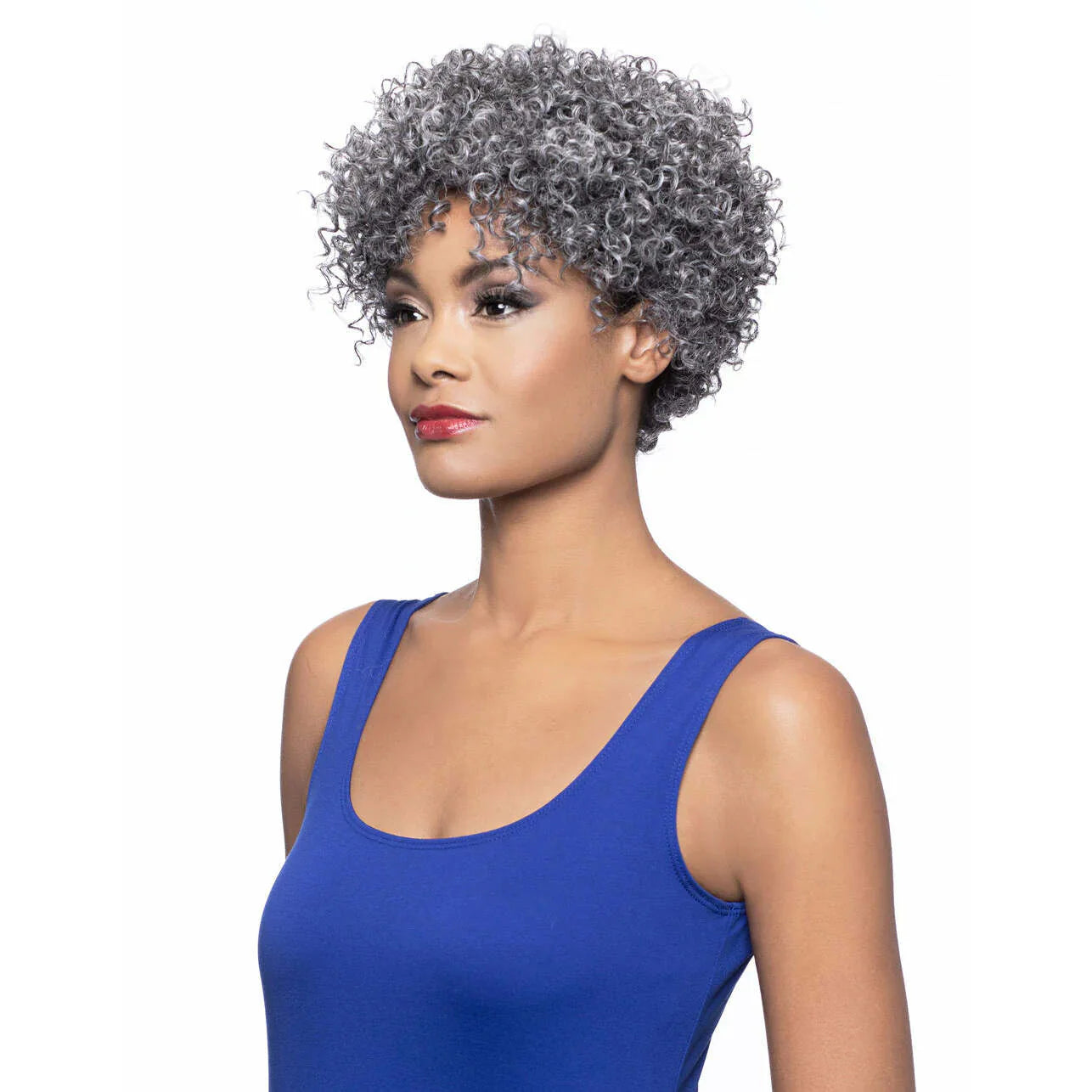  Foxy Silver Synthetic Wig - ROSA