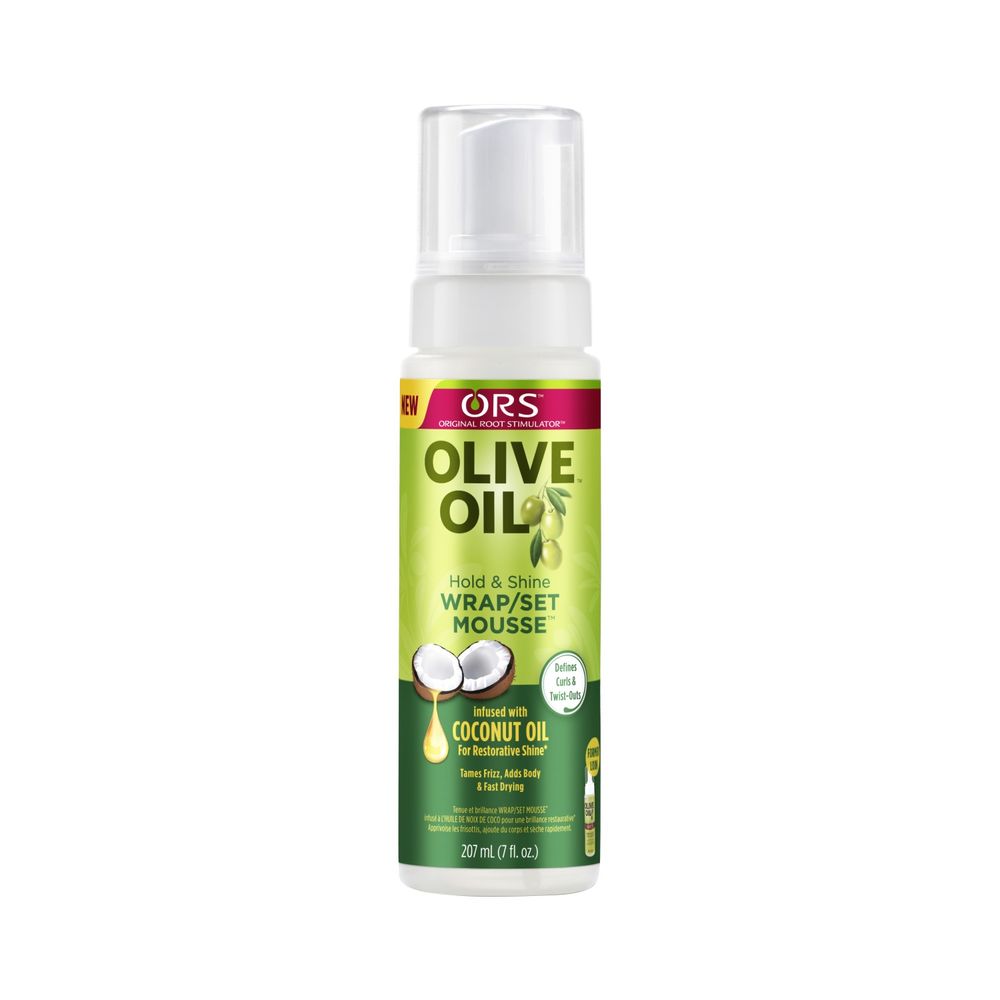  Organic Root Stimulator Olive Oil Wrap Set Mousse 7oz