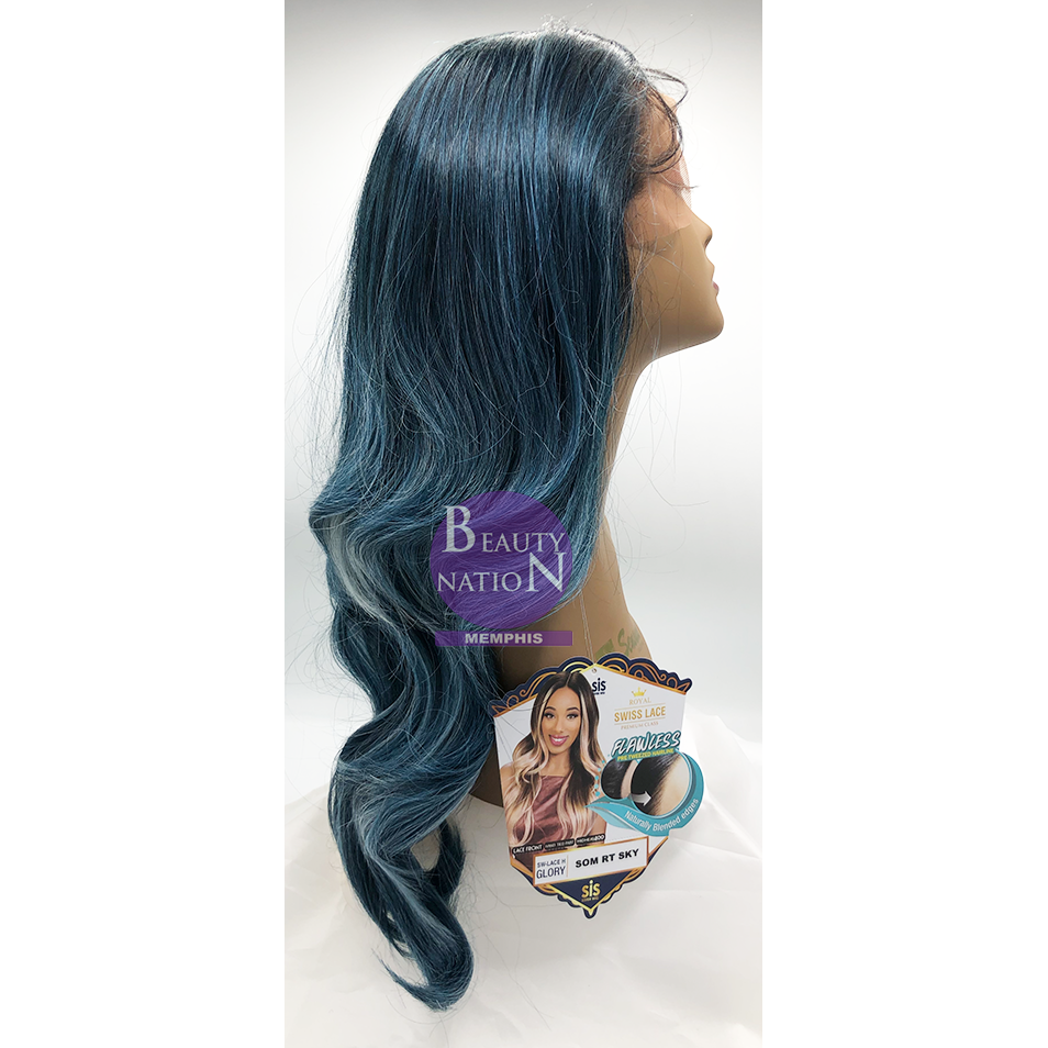  Zury Sis Royal Swiss Lace Synthetic Hair Lace Front Wig - LACE H GLORY
