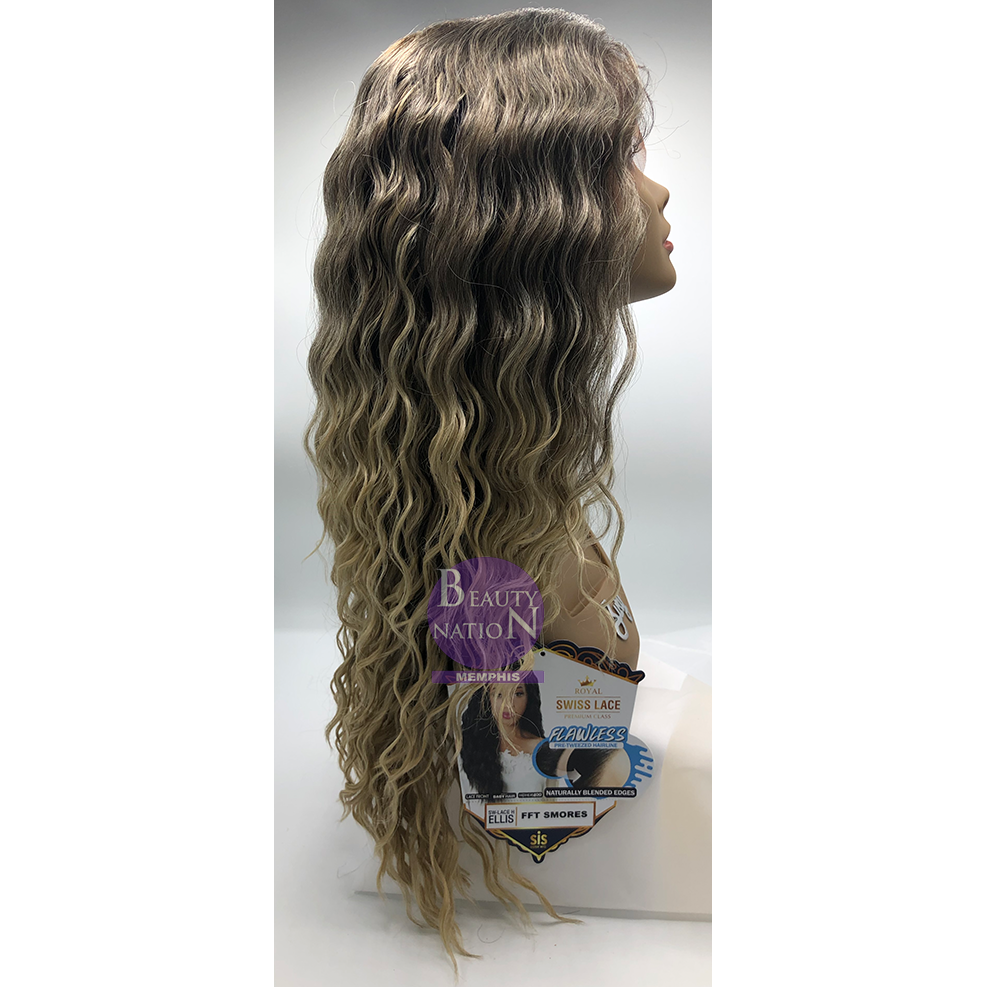  Zury Sis Synthetic Hair Lace Front Wig Flawless Pre Tweezed Hair Line SW-Lace H Ellis