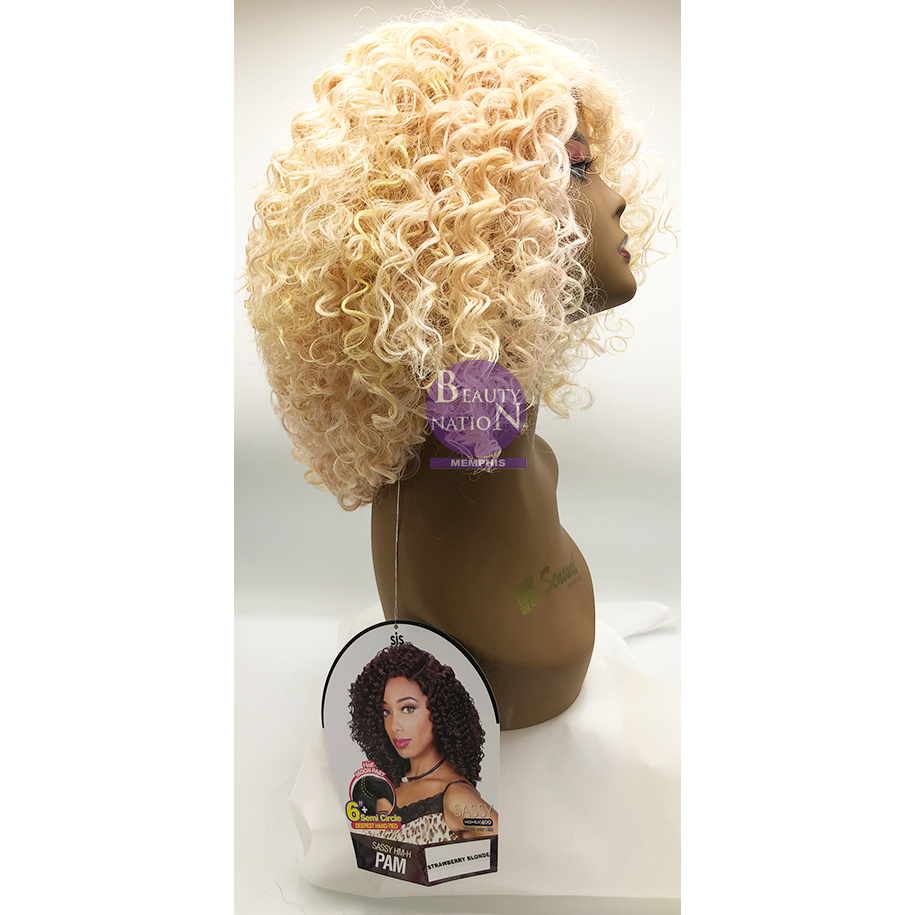  Zury Sis Sassy 6" Deepest Hand-Tied Moon Part Wig Sassy HM-H Pam