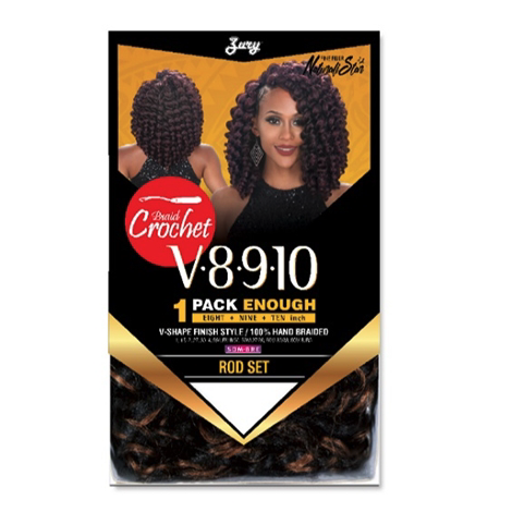  Zury: V8910 Naturali Star Synthetic Crochet Braid WATER WAVE