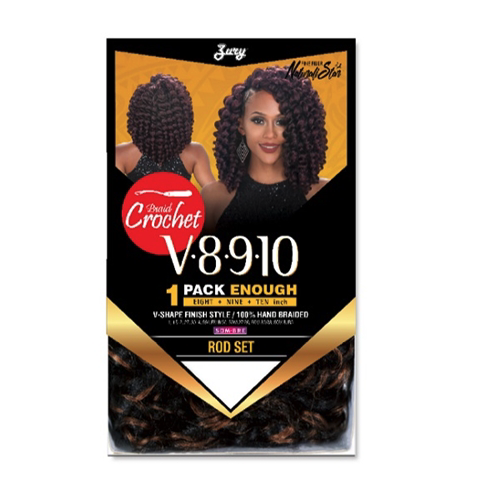  Zury: V8910 Naturali Star Synthetic Crochet Braid GOGO CURL