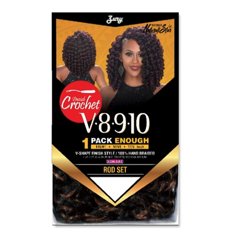  Zury: V8910 Naturali Star Synthetic Crochet Braid ROD TWIST