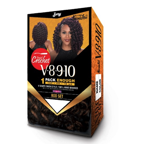  Zury: V8910 Naturali Star Synthetic Crochet Braid ROD TWIST