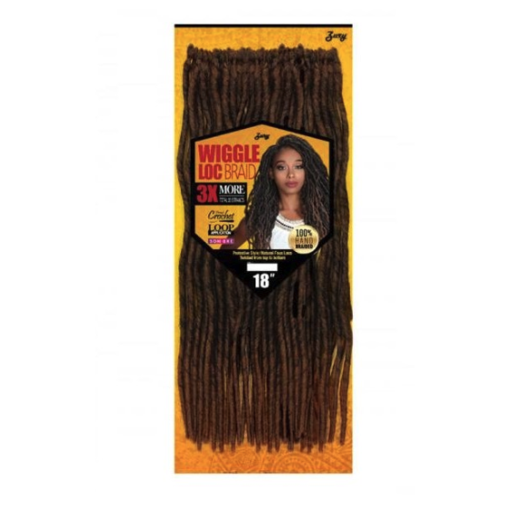  Zury Synthetic Crochet Wiggle Loc Braid 18"