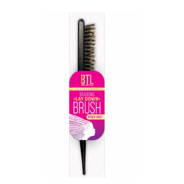 Magic Braiding Lay Down Brush [Wooden Handle]