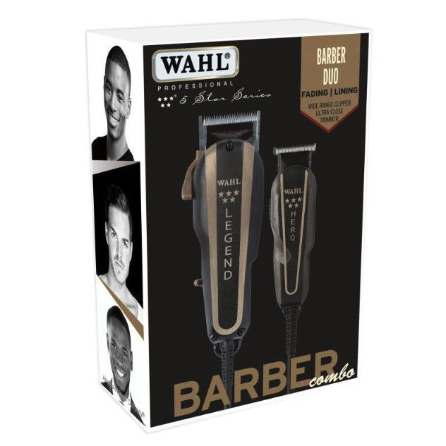  Wahl 5 Star Barber Combo Legend Clipper And Hero T-Blade Trimmer 8180