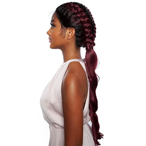  Mane Concept Red Carpet Statement Braid Lace Front Wig - RCST201 DUTCH BRAID TAILS