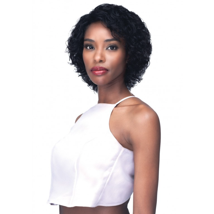  Bobbi Boss Wet N Wavy 100% Unprocessed Human Hair Wig MH1303 Elynn