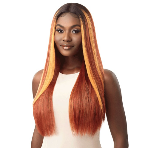  Outre Color Bomb Piano Highlights Hd Transparent Lace Wig - Chara
