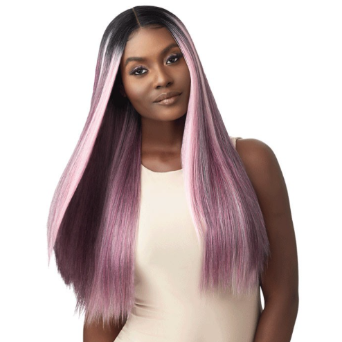  Outre Color Bomb Piano Highlights Hd Transparent Lace Wig - Chara