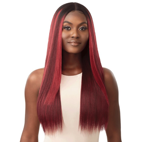  Outre Color Bomb Piano Highlights Hd Transparent Lace Wig - Chara