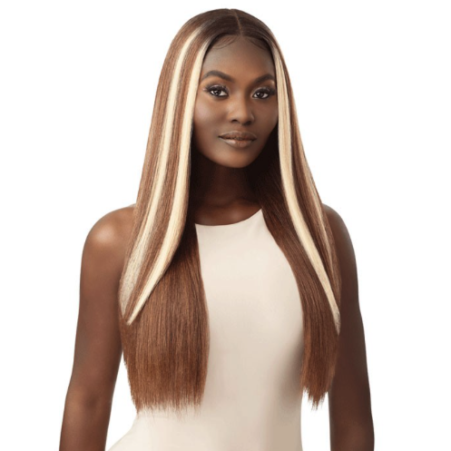  Outre Color Bomb Piano Highlights Hd Transparent Lace Wig - Chara
