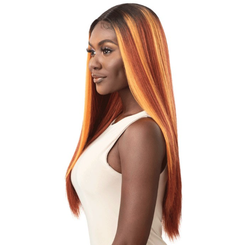  Outre Color Bomb Piano Highlights Hd Transparent Lace Wig - Chara