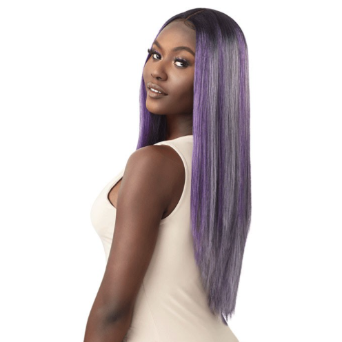  Outre Color Bomb Piano Highlights Hd Transparent Lace Wig - Chara