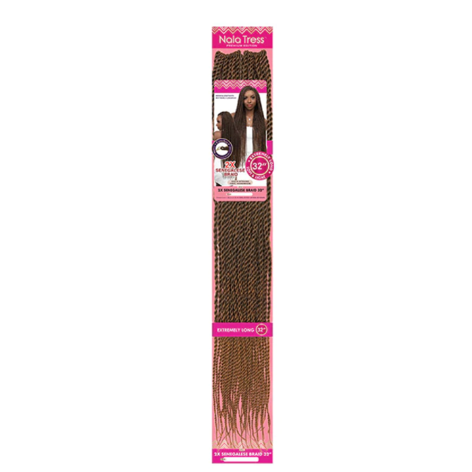  Janet Collection Nala Tress 2X SENEGALESE Crochet Braid 32"