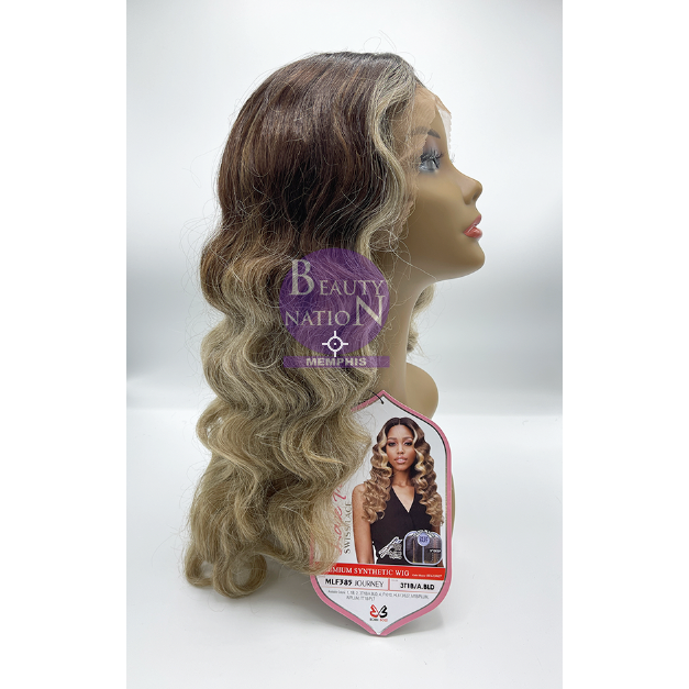  Bobbi Boss Premium Synthetic Lace 5" Deep Front Wig MLF385 Journey