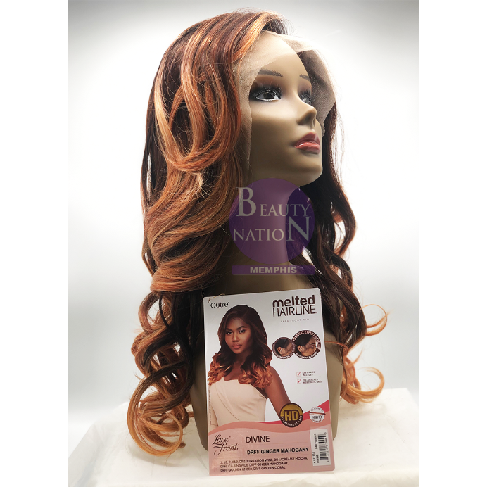  Outre Synthetic Melted Hairline Lace Front Wig - DIVINE